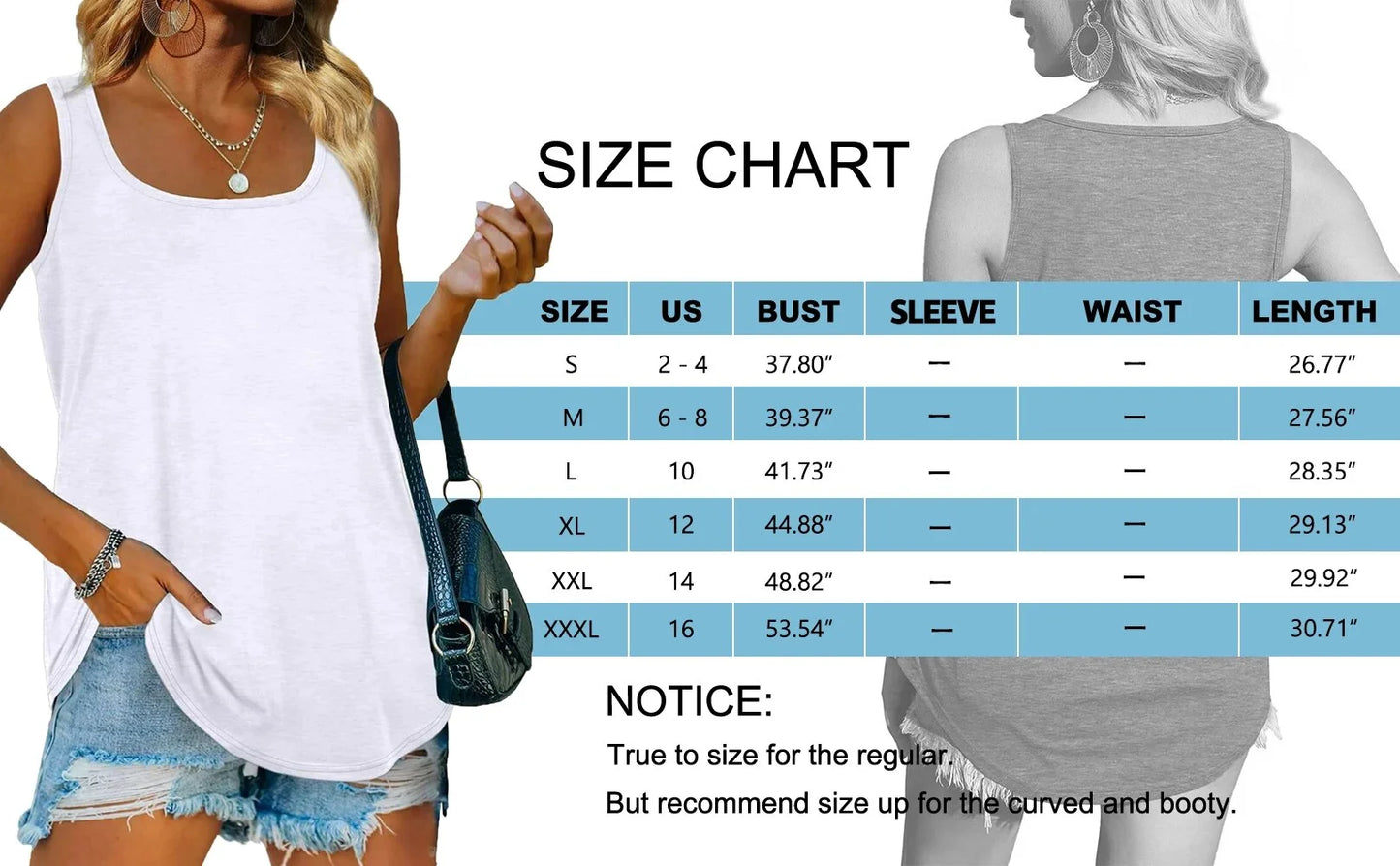 Summer Womens Tank Tops U Neck Casual Flowy Sleeveless Shirts for Women